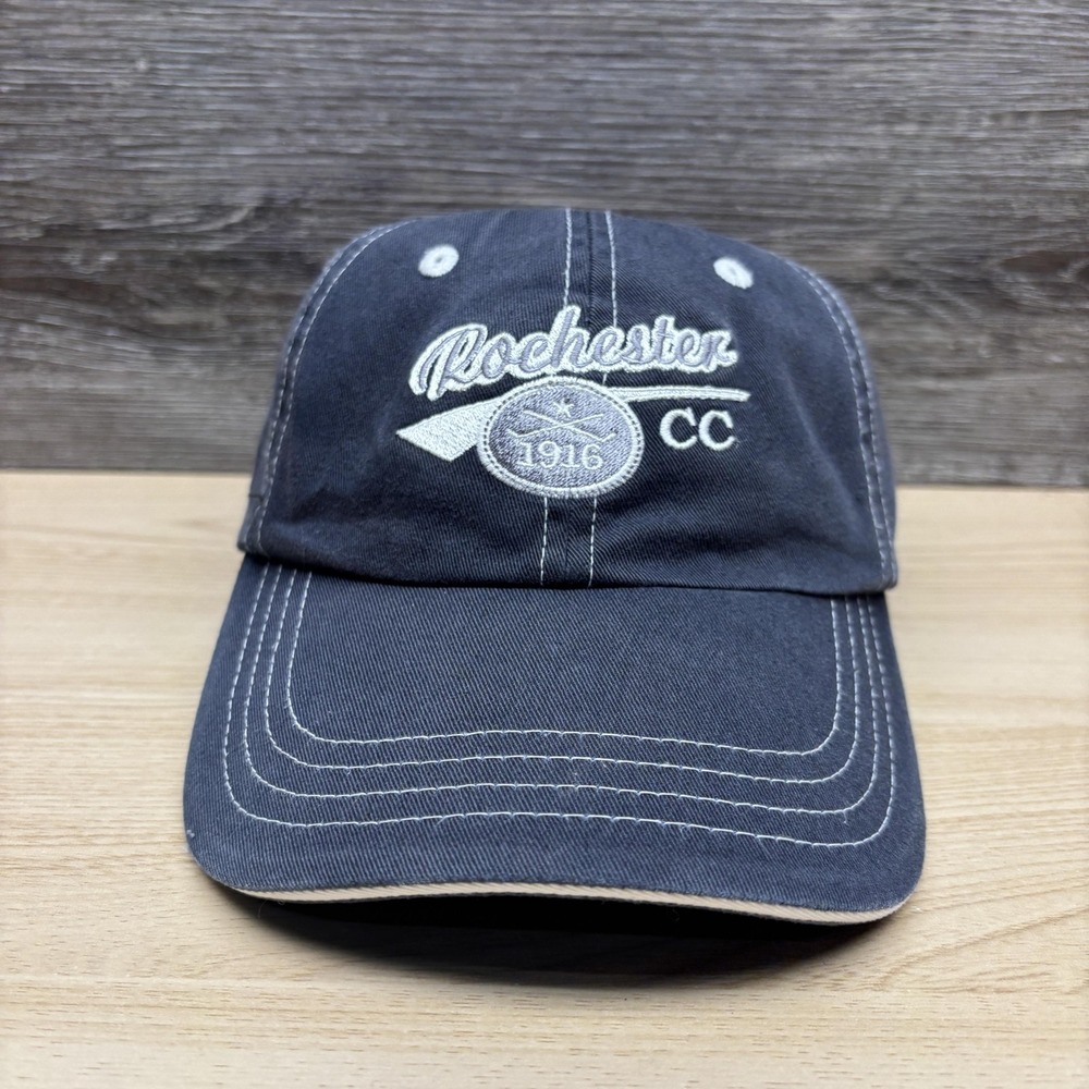 Rochester CC 1916 Hat Cap Strap Back Navy Blue Golf Club Imperial‎ Mens